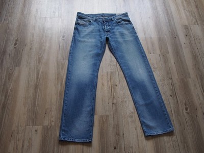 DIESEL LARKEE (0853P_STRETCH) Regular Straight Jeans W36 L32 EXTRA LONG! L33! D8