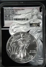 2021 Bullion Silver Eagles NGC MS-69 (S) Heraldic Eagle T-1 Struck at San Franci