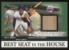 2004 All-Time Fan Favorites Best Seat in House Relic #BS4  Hrbek Carew Killebrew
