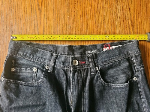 Ecko Unltd Baggy Jeans 30x30 Faded Black Wash - Picture 12 of 12