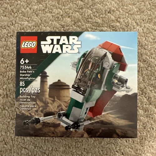 Lego Star Wars Boba Fett's Starship Microfighter 75344, Building Toy Vehicle...