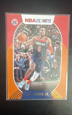 2020-21 Panini NBA Hoops - Troy Brown Jr. #27 Orange Explosion /25