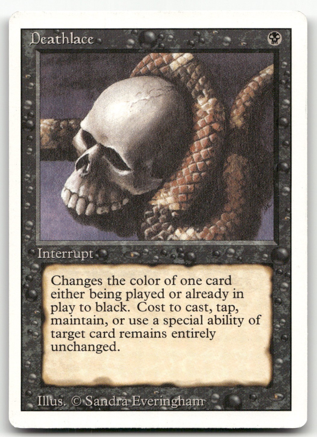 Deathlace (MP) Revised Edition 3ED Magic MTG