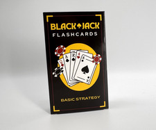 Blackjack Basic Strategy Flashcards for Beginners Casino Game Learning Cards