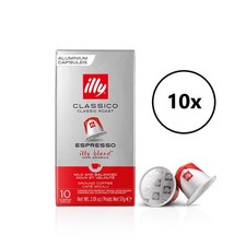 Illy Kapseln Classico Espresso 10x 10 Stück für Nespresso geeignet 100% Arabica