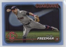 2024 Topps Series 2 Father's Day Powder Blue 29/50 Tyler Freeman #353 gh4