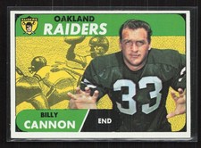 1968 Topps #37 Billy Cannon - EX+ Set Break!