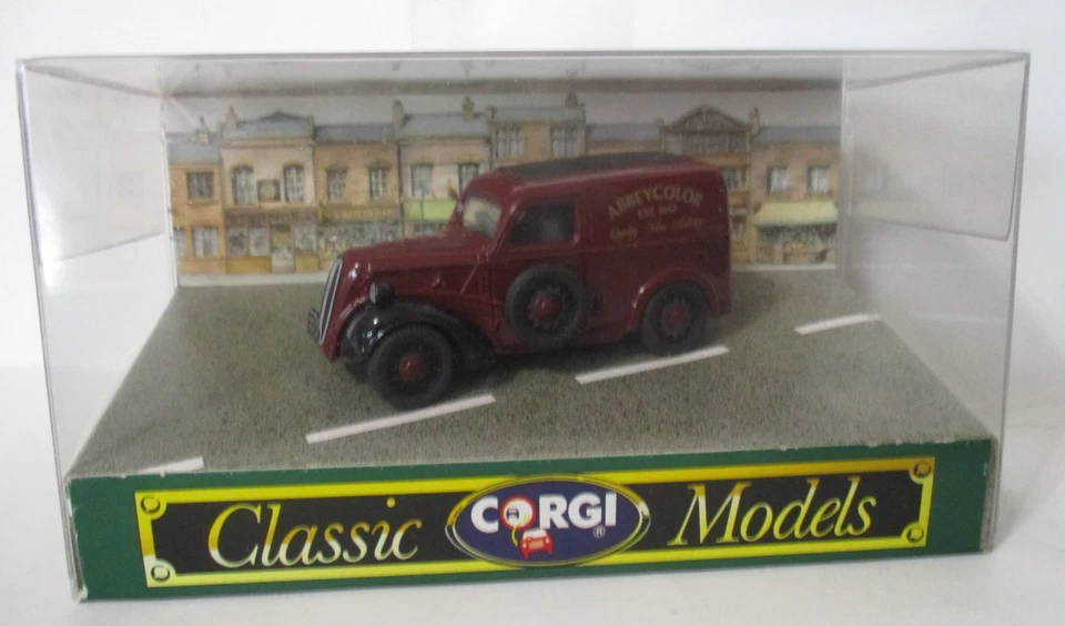 Corgi Classic Models AbbeyColor Film Ford Van Dk Red 3 inch Diecast w/Box - Image 2 of 4
