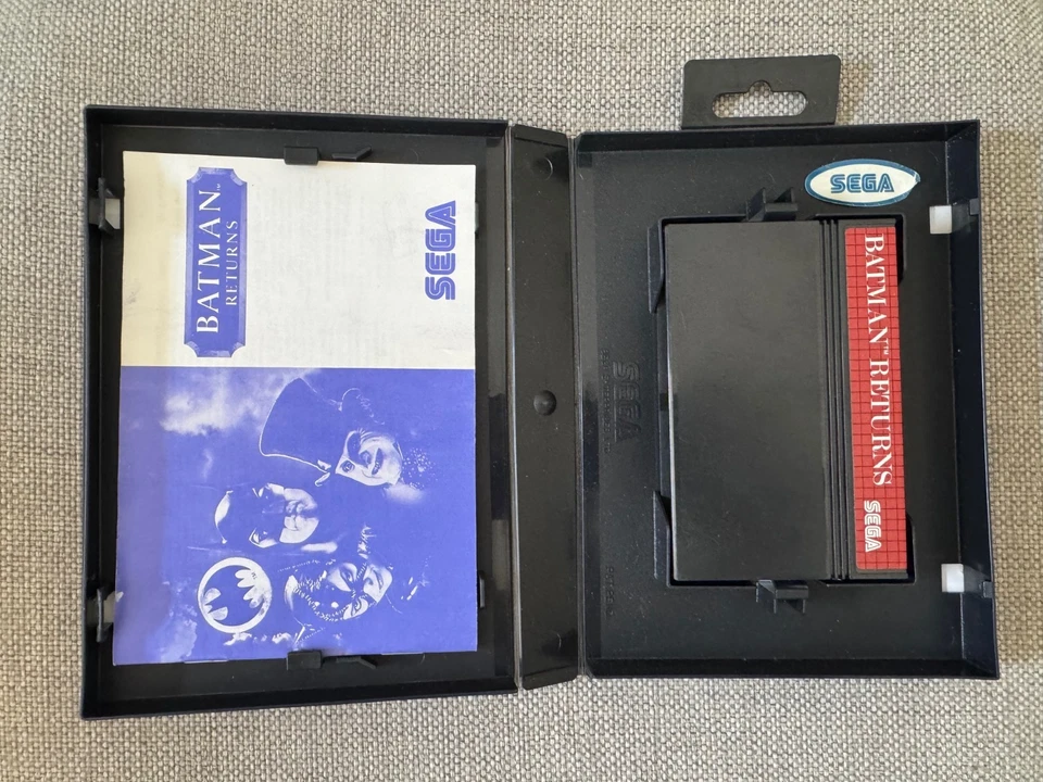 Master System BATMAN RETURNS Boxed & Complete Sega PAL REGION FREE (Works in US) - Image 3 of 3
