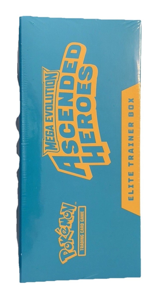 Pokemon Mega Evolution Ascended Heroes Elite Trainer Box Sealed