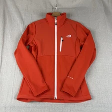 The North Face Sweater  Women's Small Orange long Sleeve Flash Dry Zip Up