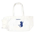 Pet Canvas Shoulder Bag Portable Cute Cat Canvas Carrying Bag Pet Carrier Can AU