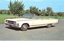 1965 Chrysler 300 H Convertible Nj Wall Roaring 20 Auto Vintage Postcard K9