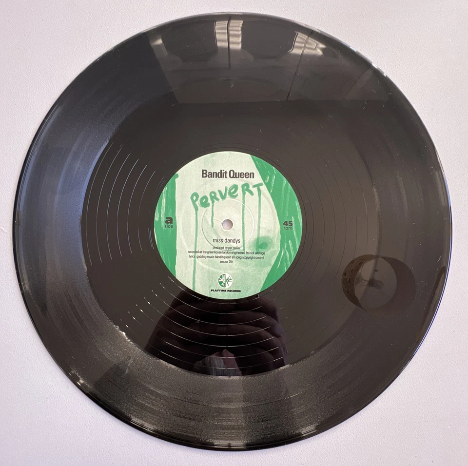 BANDIT QUEEN Miss Dandys b/W Hollywood Hair / Dirt And Soul 12" 45rpm UK 1995 EX - Imagem 2 de 4