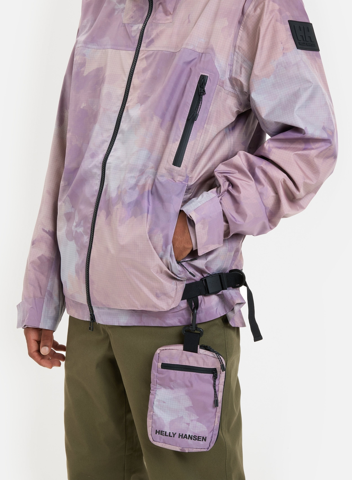 HELLY HANSEN PURPLE ASH PRINT ARC 22 WATERPROOF JACKET SIZE L *RRP £480 image 7