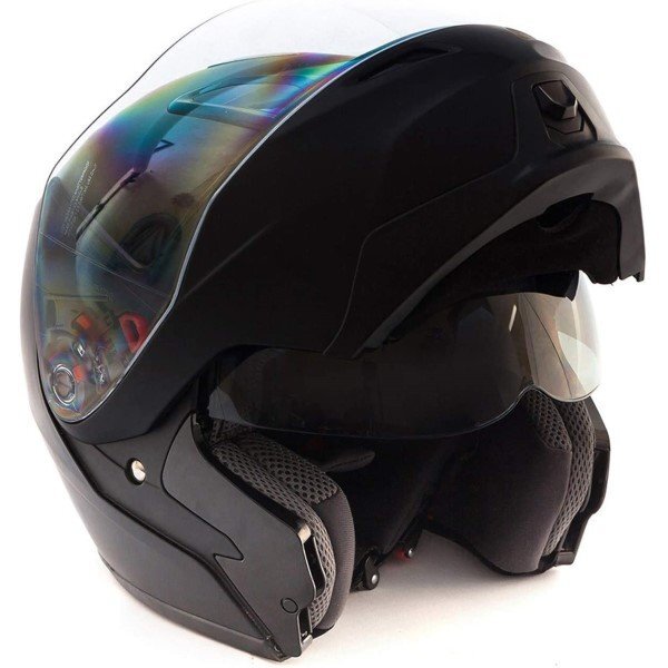 GSB G-339 Flip Front Road Motorcycle Helmet Matt Black