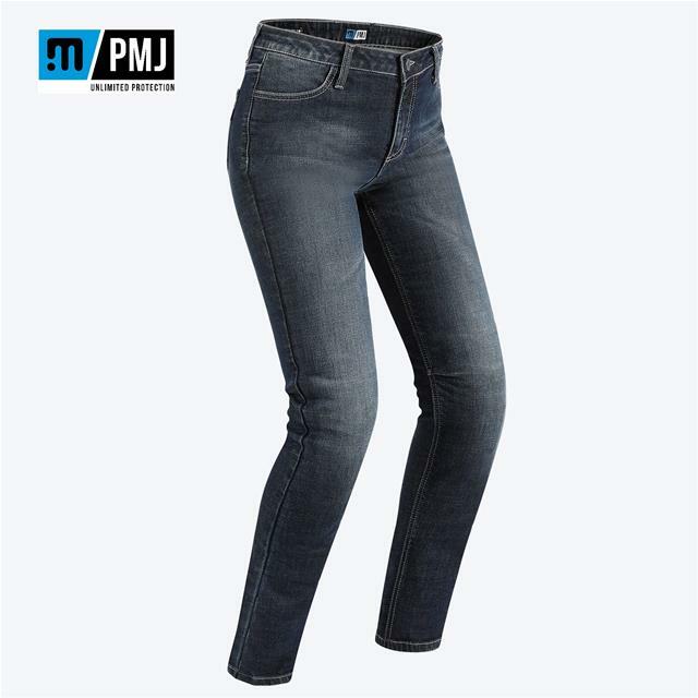 PANTALONI DONNA MOTO ESTIVI PROMOJEANS RIDER CON PROTEZIONI BLU (TAGLIA 29)