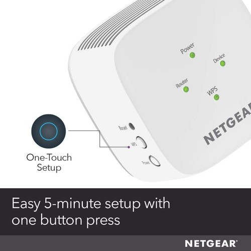 NETGEAR - AC750 WLAN Range Extender und Signalverstärker, Wandstecker, 750 Mbit/s - Bild 2 von 5