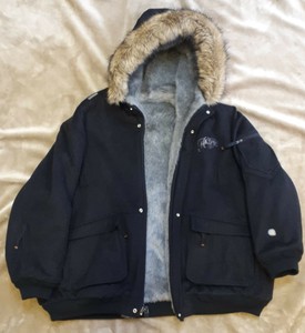 akademiks reversible fur jacket
