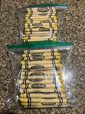  120 Crayola Crayons yellow BULK LOT