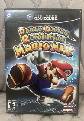 Dance Dance Revolution: Mario Mix (Nintendo GameCube, 2005) Complete W/  Manual