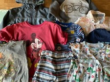 Toddler Boys Mixed Clothing Lot Tops Jacket Sweater Shorts