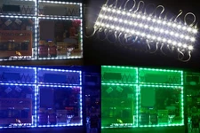 LEDUPDATES STOREFRONT LED LIGHT Brightest WINDOW 5050 + UL POWER SUPPLY