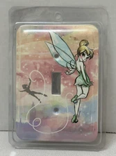Disney TINKERBELL Light Switch Cover Multi-Pastel Colors by Open Road Brands