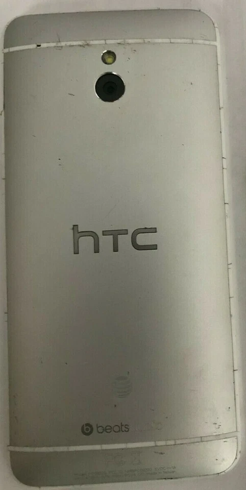 [BROKEN]  HTC One mini 16GB (AT&T) Silver Fast Ship Good Used PARTS REPAIR Issue - Image 2 of 2