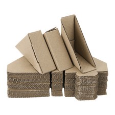 Pack of 100 Adjustable Cardboard Corner Protector, 6x6x2cm Card board Protector