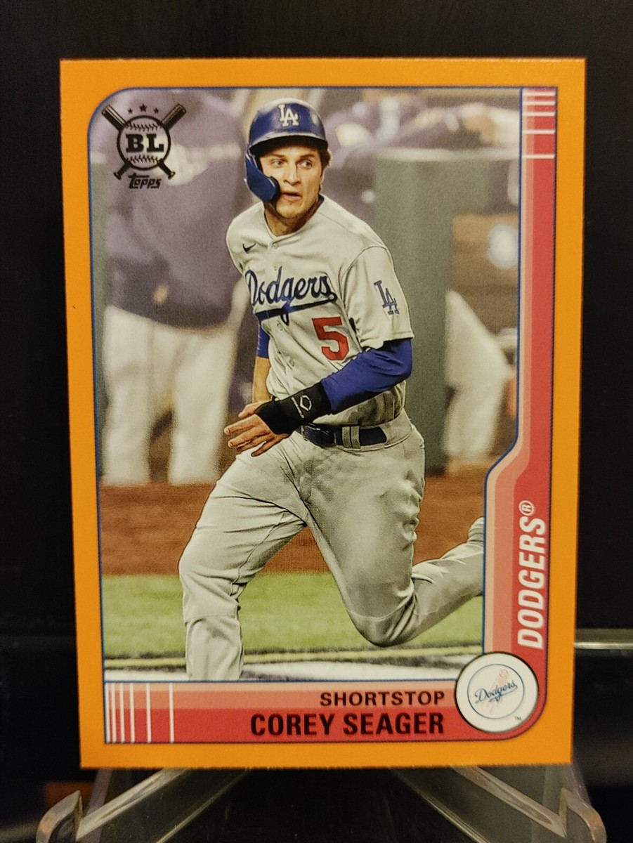 Corey Seager 2021 Topps Big League 8Orange #97 - Dodgers - Texas