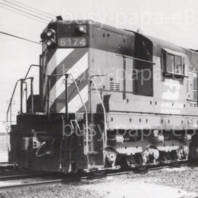 #ad #ad 1980 Burlington Northern Railway Electromotive #6174 Galesburg Illinois CBamp;Q $37.50