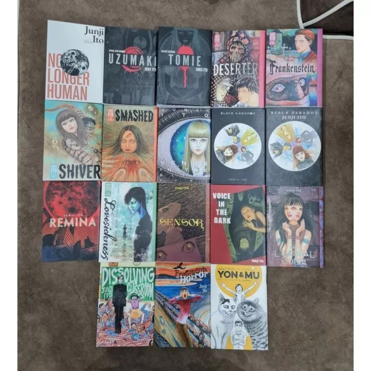 My Junji Ito Collection is growing. Pre-ordered 3 more for next