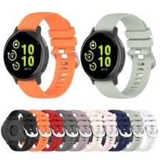 For Garmin vivoactive5 3 Active5 Venu SQ 20MM Sports Silicone Strap Watch Band