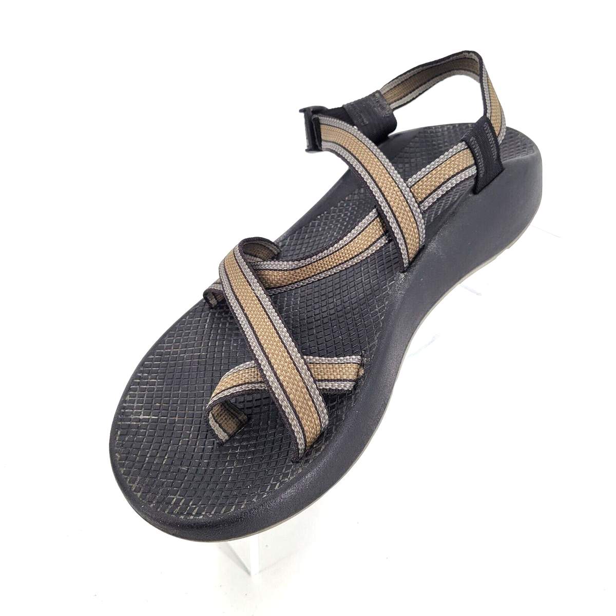 Chaco Z/Cloud 2 Men Gray Sport Sandals Hiking Water Shoes Toe Loop Size 10 Mens Chaco Z Cloud 2 Sports Sandals Sz 11 Medium Great Tread  main image 2