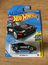 2020 Mattle Hot Wheels Speed Graphics 1985 Honda CR-X - BLACK
