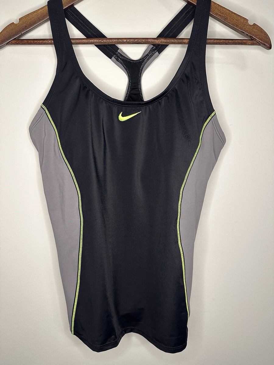 Nike Swim Color Surge Powerback Tankini Top Women's Medium, New