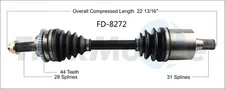 Surtrack Front Driver Left AAR CV Axle Shaft FD-8272