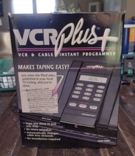 Vintage VCR PLUS Instant Programmer by Gemstar Timed Recorder Rare Find