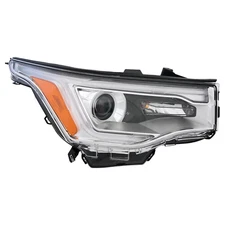 For 2017-2019 GMC Acadia SL Passenger Headlight ASSY (Chrome, w/o LED DRL) RH