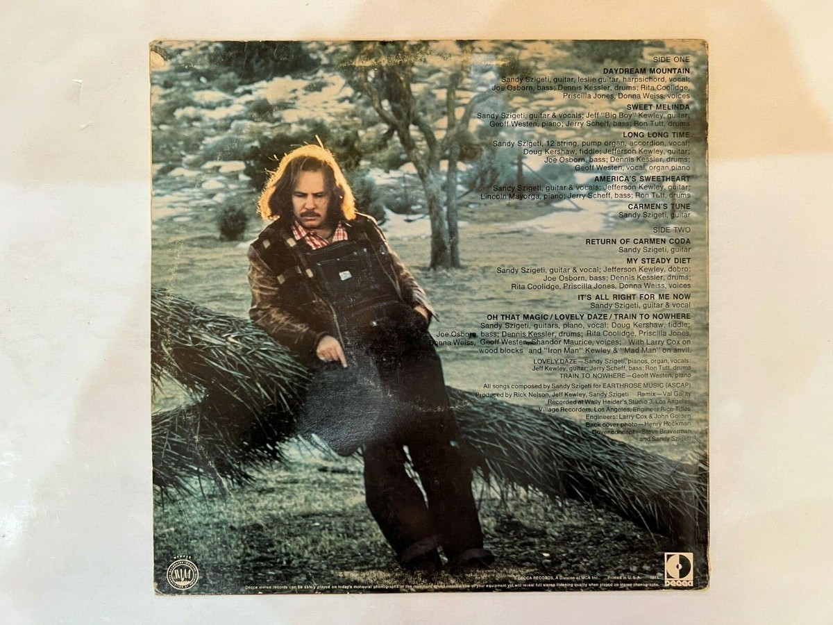 Sandy Szigeti – America's Sweetheart LP- Decca – DL 75270