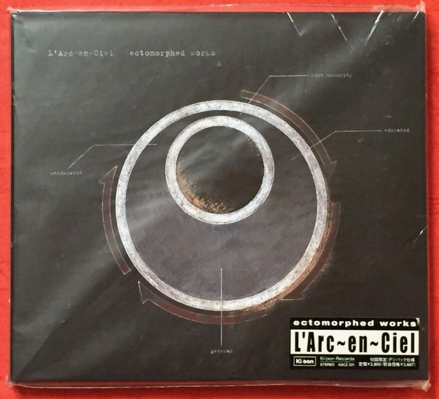 L'Arc~en~Ciel Ectomorphed Works JAPAN CD Limited Edition Digipak