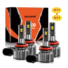 12000K H11 H9 LED Headlight Super Bright Bulbs Kit  White 330000LM High/Low Beam