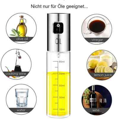 2 pcs Öl Sprayer Zerstäuber Ölspender Cooking Spray Glas Ölsprüher EILVERSAND~