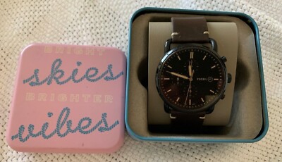 Fossil FS5403 The Commuter 42mm Men's Chronograph Brown Leather