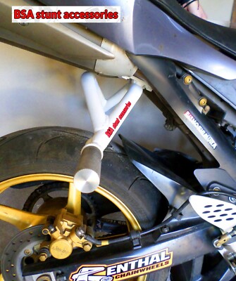2004-2006 Yamaha YZF R1 RN12 BSA Rearset Subcage Stunt Passenger Pegs ...