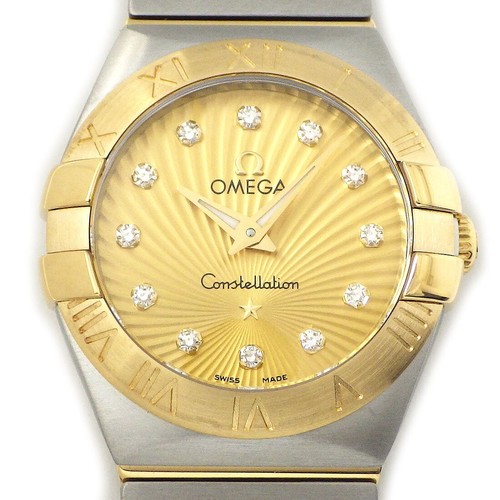OMEGA Watch Constellation 123.20.24.60.58.001 12P Diamond Index 750YG SS QZ - 第 1/9 張圖片