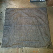 Pottery Barn Teen "Classic Cotton Linen - Black" Blkout 44 X 96 Drape - 1 Panel