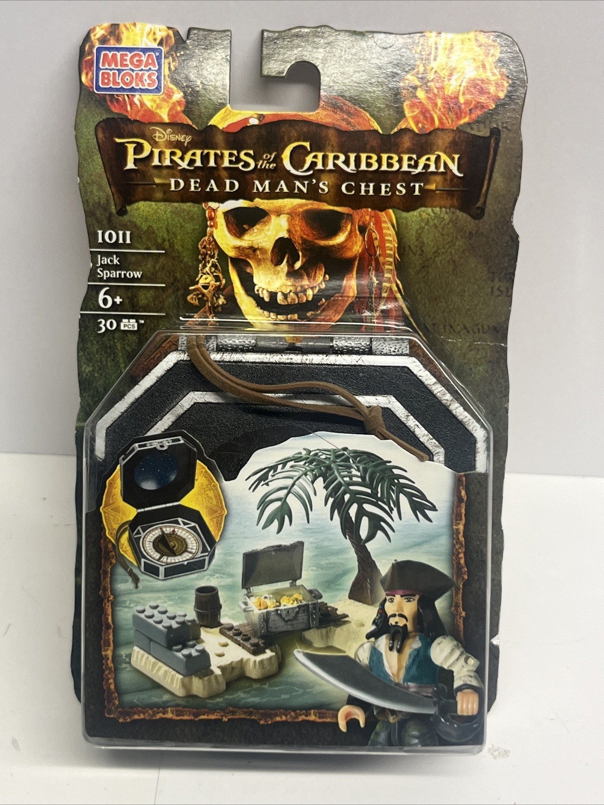 MEGA BLOKS Disney Pirates Caribbean Dead Man's Chest Jack Sparrow #1011 New