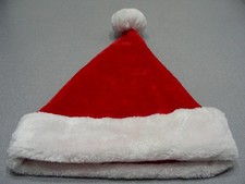 Traditional Style Christmas Santa Cap Hat  Should Fit S/M/L Sizes 